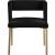 Caleb Velvet Dining Chair with Brushed Gold Iron Legs