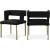 Caleb Dining Chair with Iron Legs