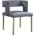 Caleb Dining Chair with Iron Legs
