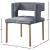 Caleb Dining Chair with Iron Legs