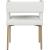 Caleb Faux Leather Dining Chair with Brushed Gold Iron Legs
