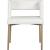 Caleb Faux Leather Dining Chair with Brushed Gold Iron Legs