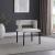 Caleb Velvet Dining Chair with Matte Black Iron Legs