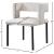 Caleb Dining Chair with Iron Legs