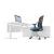 YAN_T Office Desk w/Managerial Side Storage