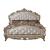 Gorsedd Fabric Tufted Panel Queen Size Bed