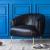 Anna PU Pleated Accent Chair