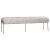 Merritt Velvet Fabric Pleated Bench