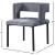 Caleb Dining Chair with Iron Legs