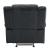 Nutmeg Polyester Fabric Glider Reclining Chair
