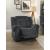 Nutmeg Polyester Fabric Glider Reclining Chair