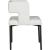 Caleb Faux Leather Dining Chair with Matte Black Iron Legs