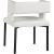 Caleb Faux Leather Dining Chair with Matte Black Iron Legs
