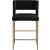 Caleb Counter Stool with Iron Legs