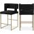 Caleb Counter Stool with Iron Legs