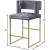 Caleb Counter Stool with Iron Legs