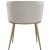 Skylar Velvet Dining Chair with Brushed Gold Iron Legs