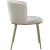 Skylar Velvet Dining Chair with Brushed Gold Iron Legs
