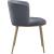 Skylar Velvet Dining Chair with Brushed Gold Iron Legs