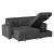 McCafferty Polyester Fabric Sectional w/Pull-out Bed & Hidden Storage
