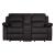 Clarkdale Bi-Cast Vinyl Double Glider Reclining Loveseat