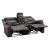 Yerba Microfiber Double Lay Flat Reclining Loveseat