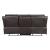 Yerba Microfiber Double Lay Flat Reclining Sofa