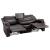 Yerba Microfiber Double Lay Flat Reclining Sofa