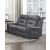 Darwan Leather Gel Match Double Lay Flat Reclining Loveseat