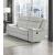 Darwan Leather Gel Match Double Lay Flat Reclining Loveseat