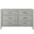 Wood Small Space Double Dresser w/6 Drawers