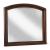Ashley SM Brookbauer Arched  Mirror with Wooden Frame