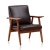 ArchDuke Faux Leather Accent Chair
