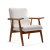 ArchDuke Faux Leather Accent Chair