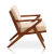 Martelle Twill Weave Accent Chair