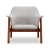 Miller Linen Weave Accent Chair
