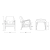 Bradley Linen Weave Accent Chair