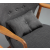 Bradley Linen Weave Accent Chair