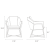 Origami Velvet Accent Chair