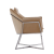 Origami Velvet Accent Chair