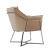 Origami Velvet Accent Chair