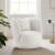 Siri Linen Weave Accent Chair w/Pillows 
