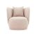 Siri Linen Weave Accent Chair w/Pillows 