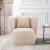 Siri Linen Weave Accent Chair w/Pillows 