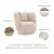 Siri Linen Weave Accent Chair w/Pillows 