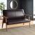 Arch Duke 51.2-inch Faux Leather 2-Seater Loveseat