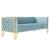Vector 81.5-inch Velvet 3-Seat Sofa