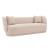 Siri Linen Weave 92.5-inch Sofa w/Pillows 