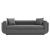 Edmonda Velvet Sofa w/Pillows 