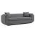 Edmonda Velvet Sofa w/Pillows 